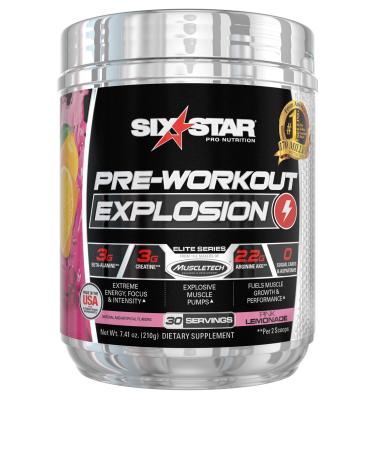 Six Star Pre-Workout Explosion Pink Lemonade 8.16 oz (231 g)