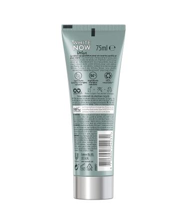 Signal White Now Toothpaste with Detox Clay & Activated Charcoal - 75ml | Whitening & Stain Removal - International Shipping Available - Buy Online on GoSupps.com