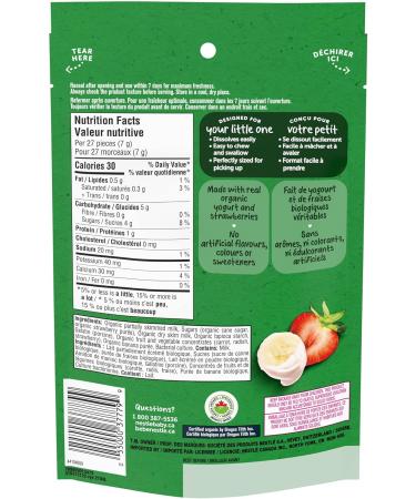 GERBER Organic Yogurt Melts Strawberry Banana Toddler Snack 28 g - Buy Online on GoSupps.com
