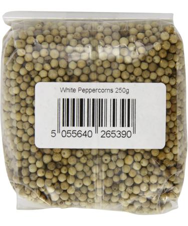 JustIngredients Essential White Pepper Grains 250 g - Pack of 2 - Buy Online on GoSupps.com