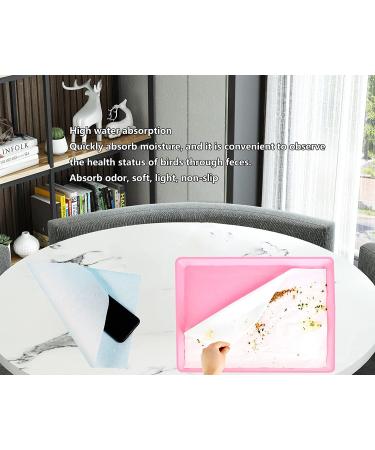 QXHOME 100 Sheets Large Non-Woven Bird Cage Liner Paper - Absorbent Disposable Liners for Pet Cages - 21.3x15inch - Buy Online on GoSupps.com