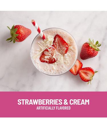 SlimFast Strawberries & Cream Meal Replacement Shake - 10g Protein - 4x11 Fl. Oz Bottles - Pack of 3 - Weight Loss Aid - 12 Count - Buy Online on GoSupps.com