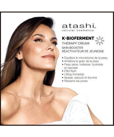 Atashi | Youth Reactivating Ritual Chest | K-Bioferment Therapy Cream + Luxury Therapy Serum + Radiant Skin Antifatigue | Balance the microbiome and improve texture | 50 ml + 30 ml - Buy Online on GoSupps.com