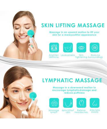 Green Ice Globes Set for Facial Cooling - Reduce Puffiness, Dark Circles & Tighten Skin - Eye & Neck Cold Glass Roller Ball for Cryotherapy Sticks - Enhance Circulation - Buy Online on GoSupps.com