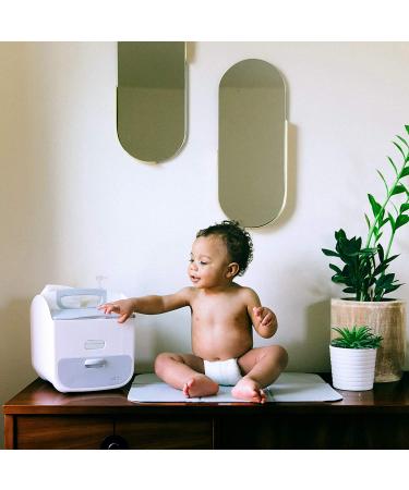Ubbi Portable Diaper Changing Station Caddy Organizer with Changing Mat - Gray | Diaper Storage for Baby Essentials - Buy Online on GoSupps.com