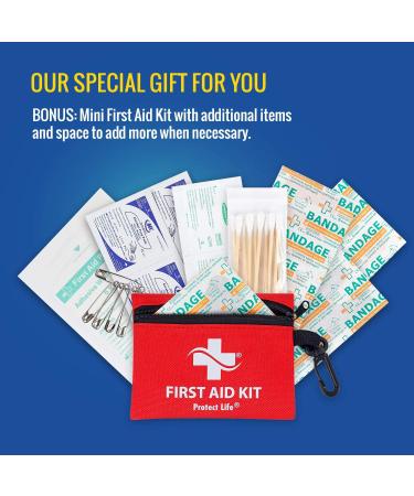 250-Piece 2-in-1 First Aid Kit for Car - Essential Emergency Supplies for Businesses, Home, Travel, Workplace & More - Buy Online on GoSupps.com