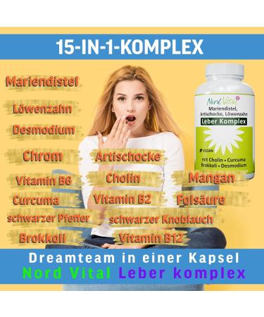 Buy NEW Liver Complex - 15 Active Ingredients | 120 Capsules | Made in Germany - Optimized for Liver Health - Buy Online on GoSupps.com