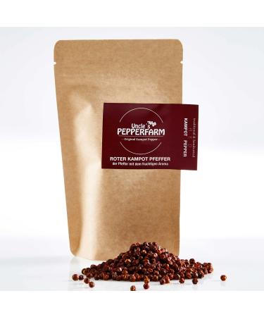 Uncle s Pepperfarm Uncle's Pepperfarm Kampot Red Pepper - Sun-dried red peppercorns - 200g