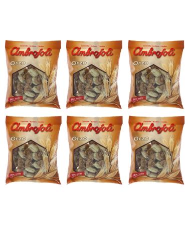 Ambrosoli Pack of 6 Ambrosoli Orzo hard candies with barley flavour 150g