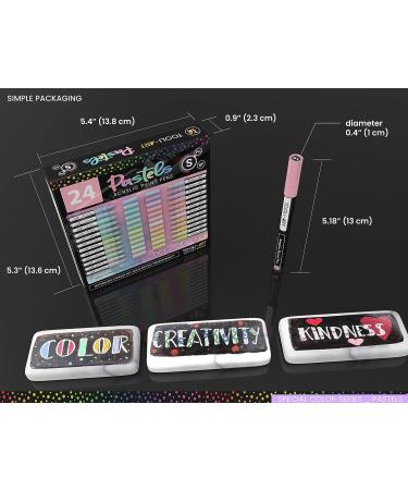 TOOLI-ART Acrylic Paint Markers Set - Pastel Colors for Rock Painting, Canvas, Fabric, Glass, and More - Non Toxic & Water-based - Buy Online on GoSupps.com