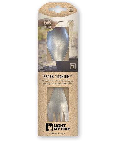 Light My Fire Titanium Spork - BPA Free, Serrated Edge, Made in Sweden - Buy Online on GoSupps.com