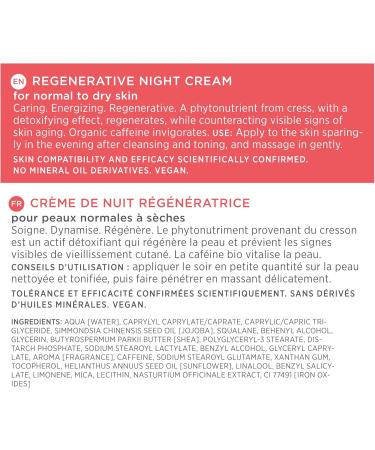 ANNEMARIE B RLIND ENERGYNATURE SYSTEM PRE-AGING Regenerating Night Cream 50ml - For Normal to Dry Skin - Nourishing Energizing & Regenerating - Vegan - Buy Online on GoSupps.com