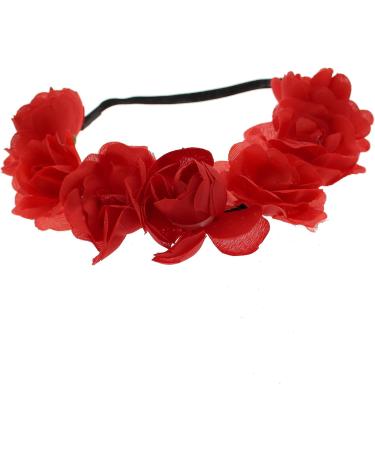 Zac's Alter Ego 2 Elasticated Hair Garlands with Large Colourful Roses - Buy Online on GoSupps.com