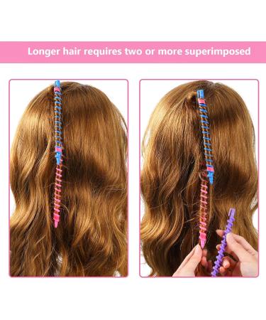 100 Long Plastic Spiral Hair Perm Rods for Styling & Curling - Salon Tools for Women and Girls - Buy Online on GoSupps.com