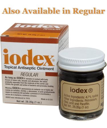 IODEX Baar Methyl Salicylate Ointment - 4.7% Iodine, 4.8% Salicyclate - Relieves Local Congestion, Bruises, Aches, Pains - 1 oz - Buy Online on GoSupps.com
