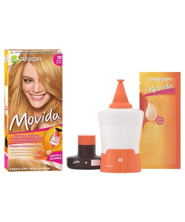 Buy Garnier Intensive Tint Hair Color - 10 Gold Blonde | Ammonia-Free Care Cream for Bright Colors & Gray Coverage | 9 Pack Set - International Shipping Available - Buy Online on GoSupps.com