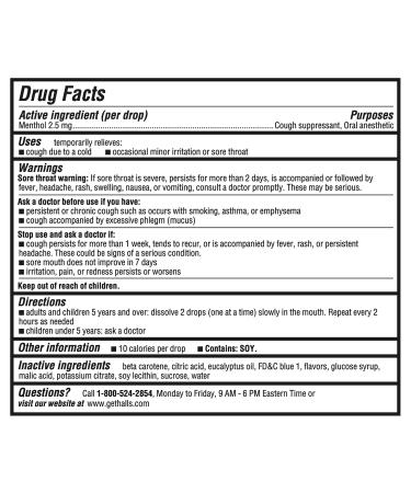 Halls Throat Soothing Green Apple Cough Drops Economy Pack 80 Drops - Buy Online on GoSupps.com