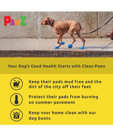 Pawz Pawc-XXS Dog Boots - Yellow | Waterproof Pet Booties for Small Dogs | Shop Now! - Buy Online on GoSupps.com