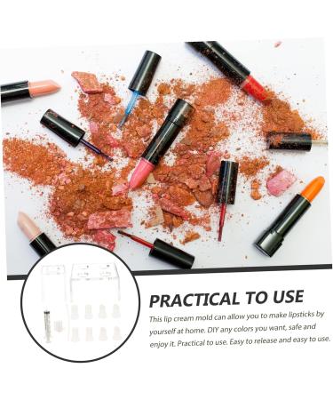  PRETYZOOM PRETYZOOM 3 Sets Lipstick Mould DIY Lipstick DIY Practical Lipstick Mould DIY Making Lip Cream Mold Cosmetic Ring - Buy Online on GoSupps.com