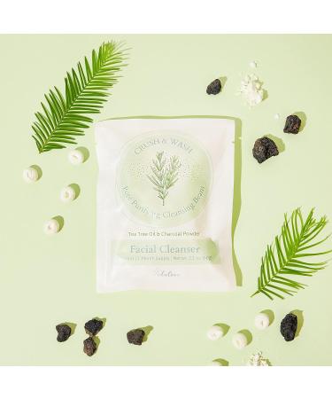 Daily 3 in 1 Facial Cleanser Exfoliator & Wash-off Mask Vegan Cruelty-Free Plastic-Free Travel-Friendly (60 Tablets) - Purifying 1 Month Supply - Buy Online on GoSupps.com