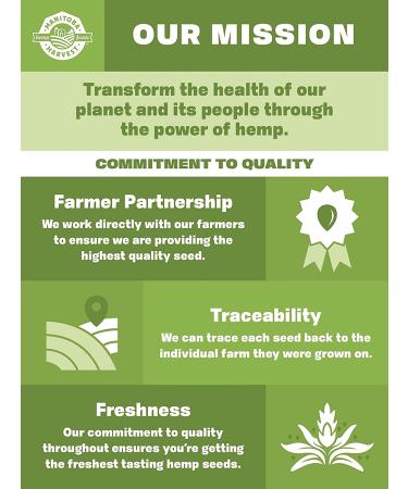 Manitoba Harvest Organic Hemp Hearts - Nutty Flavor Shelled Hemp Seeds 12 oz - Buy Online on GoSupps.com