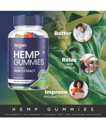 Regen Gummies with Hemp Extract - Advanced Multivitamin Supplement (300 Gummies) - Buy Online on GoSupps.com