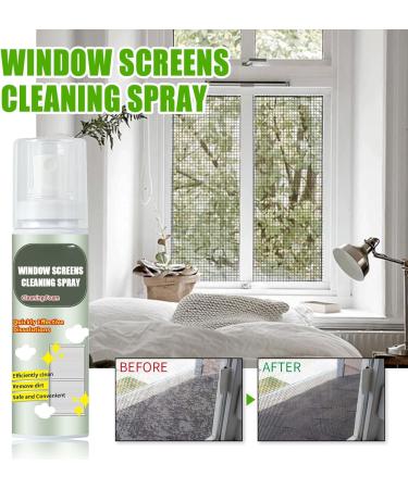 No-Removal Window Screen Foam Cleaner dust and Scale Removal Door and Window Screen Cleaner Water-Free Window Screen Cleaner Multi-Functional Household Screen Cleaning Foam - Buy Online on GoSupps.com