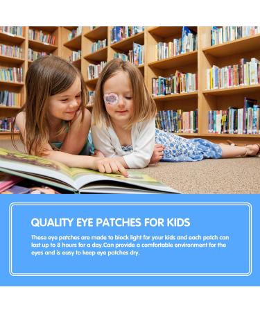AndicAge 90pcs Kids Eye Patches - Cute Design, Breathable Adhesive Bandages (5 Styles) - Buy Online on GoSupps.com