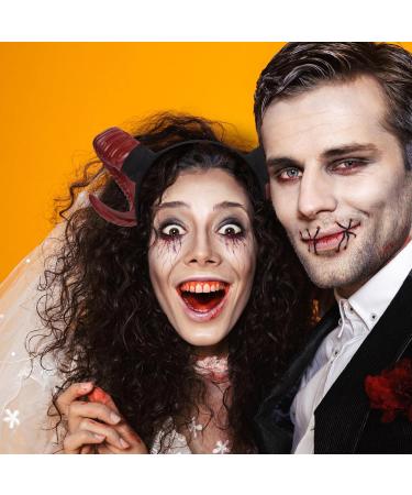 ABOOFAN Gothic Sheep Horn Headbands Devil Horn Headband Animal Hair Hoops for Halloween Festival Evil Costume Party Hair Accessories Decorations - Buy Online on GoSupps.com