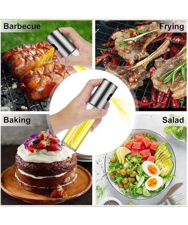 WALFREW Spice Jars Kitchen Oil Glass Bottle Sour Condiment Dispenser Kitchen Seasoning Jar (Silver) - Buy Online on GoSupps.com