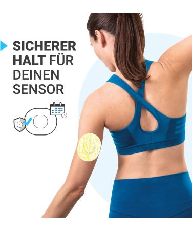 Trueetape Sensorpatch for Freestyle Libre 1 2 & 3 | Skin-Friendly Waterproof Strong Adhesive | 15 Pieces - Yellow Jungle - Buy Online on GoSupps.com