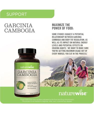 NatureWise 1 Garcinia Cambogia - 60% HCA - Vegan Non-GMO - 90 Capsules 1-3 Month Supply + 1 NighttimeSlim- Cayenne Green Coffee Bean GABA - 60 Capsules 30-Day Supply  - Buy Online on GoSupps.com