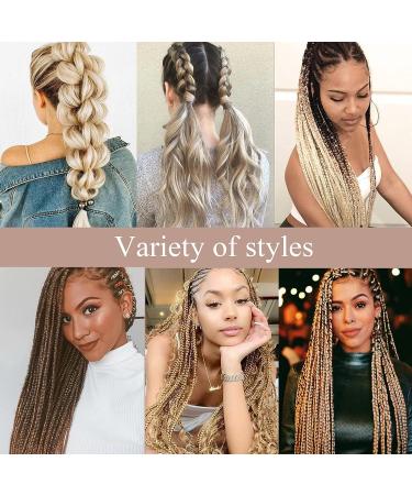 26 Ombre Brown Pre-Stretched Braiding Hair Extensions - 6 Pack Professional Soft Yaki Synthetic Crochet Braids - Hot Water Setting - 26 Inch - Buy Online on GoSupps.com