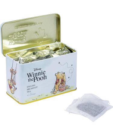 New English Teas Winnie the Pooh Tea Caddy with 40 English Breakfast Teabags Tigger Piglet & Eeyore - Buy Online on GoSupps.com