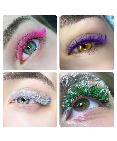 EMEDA Volume Lash Extensions Mix 8 Colored Easy Fan Self Fanning Volume Lashes D Curl 15mm - 15mm (Pack of 1) - Buy Online on GoSupps.com