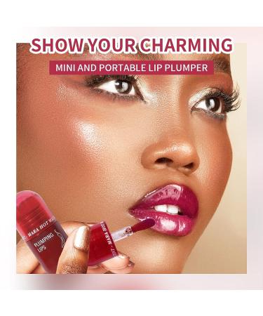 DAGEDA Lip Plumper Gloss - Long-lasting, Waterproof Lip Tint Stain for Plumping and Hydration - White Peach Shade - Buy Online on GoSupps.com