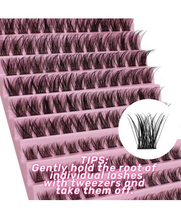 Selawasty 120pcs DIY Eyelash Extensions Clusters D Curl | Wispy Lashes Cluster for At-Home Individual Lash Extensions - Buy Online on GoSupps.com