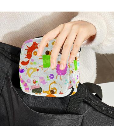 Cute Animal Ladies Napkins & Storage Bags | Portable Menstrual Cup Pockets for Teens & Women - Shop Now! - Buy Online on GoSupps.com