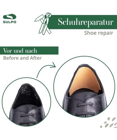 Sulpo Heel Pillow - Leather Shoe Inserts for Men | Heel Protection & Cushions Against Blisters | 4 Pairs in Beige - Buy Online on GoSupps.com