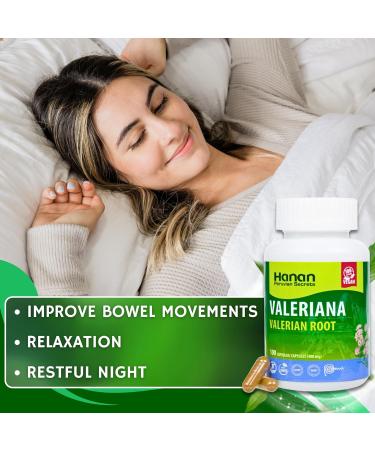 Hanan Peruvian Secrets Valerian Root Capsules (100ct) - Pure Valeriana Te de Valeriana Herbal Calming Night Relaxation Wellness Support Tea Supplement from Peru - Buy Online on GoSupps.com