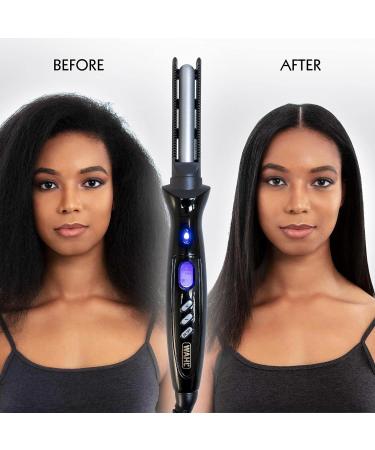 Wahl Root Straightening Hot Comb - Ceramic Coated Barrel for Curly, Frizzy & Afro Hair - Temperature Control - 360 Rotating Cord - Root Styler Single - Buy Online on GoSupps.com