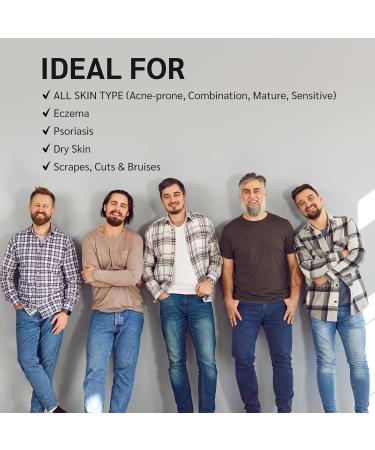 Men's Beef Tallow for Skin Care:100% Grass-Fed Beef Tallow Face Moisturizer For Men - Tallow and Honey Balm With Olive Oil Manuka Honey For Sensitive Dry Skin Repair 1.7 oz 1.7 Ounce - Buy Online on GoSupps.com