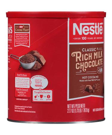 Nestle Hot Cocoa Mix 27.7-Ounce Canisters (Pack of 3) - Rich Milk Chocolate, 39 Servings - Buy Online on GoSupps.com