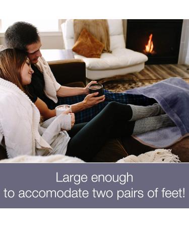 Electric Heated Foot Warmer XL Heating Pad for Back Pain | Dry Heat Therapy Wrap | Fast Warm-Up | Plush Hot Pack for Shoulders, Feet, Legs - Buy Online on GoSupps.com