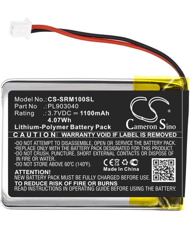 1100mAh Battery Replacement for Schweizer LED Magnifier PL903040 - High Performance 3.7V Rechargeable Solution - Buy Online on GoSupps.com
