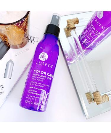 Luseta Color Care Perfecting Spray Luster Lock Multi-Perfector Daily Shine & Protect Spray with Quinoa oil 5.07oz - Buy Online on GoSupps.com