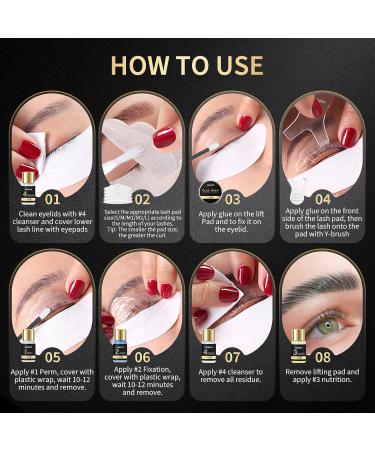 Lash Lift & Brow Lamination Kit | Professional 2 IN 1 Eyelash & Eyebrow Perm Kit for Salon & Home Use - Lasts 4-6 Weeks - Buy Online on GoSupps.com