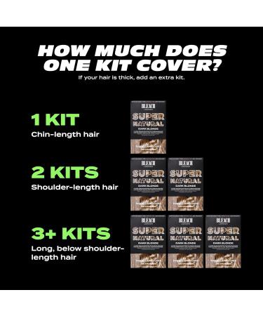 Bleach London Dark Blonde Super Natural Kit - Semi-Permanent Color Correction - Buy Online on GoSupps.com