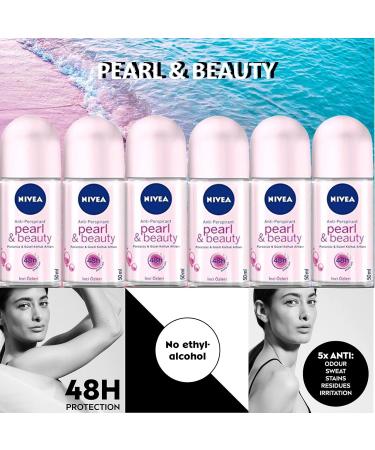 Nivea Women Deodorant Roll On Series Pacl Of 1-3-6 (Pearl&Beauty Roll On 6) - Buy Online on GoSupps.com