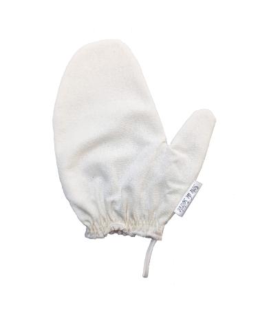 Raw Silk Exfoliating mitt body scrubs treatment Dead Skin Remover Treatment For Smooth Skin Deep exfoliating Glove